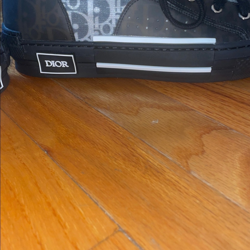 Dior Monogram Black and White high top b23 Sneakers size 45 EU - Picture 5 of 10
